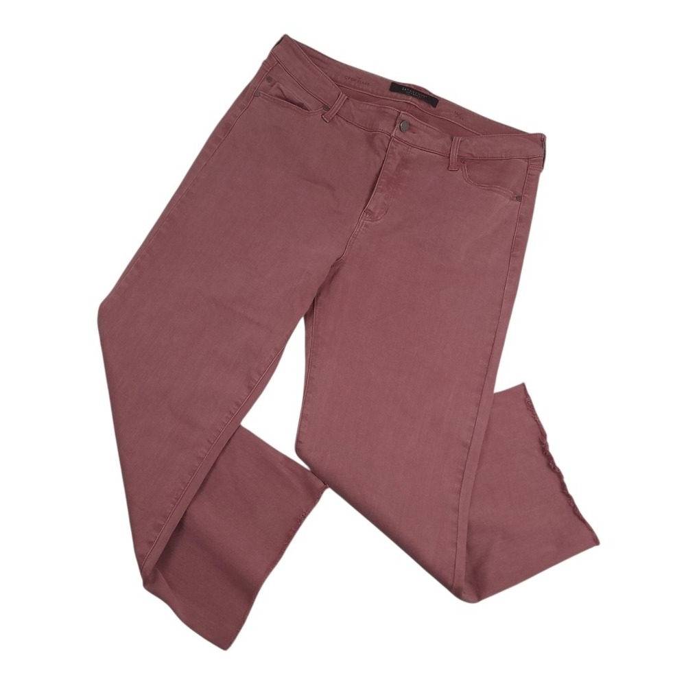 Liverpool Los Angeles The Crop Flare Jeans Womens 16 Rose Pink Casual Denim